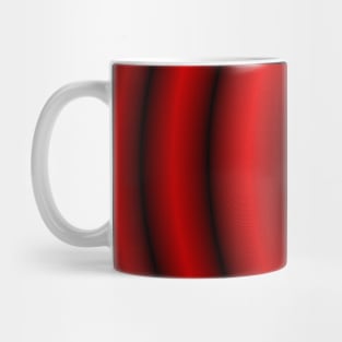 Waves - Red and Black Mug